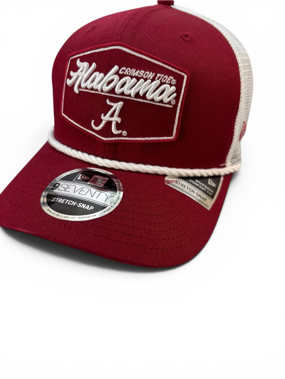 New Era Alabama Crimson Tide Rope Trucker Hat NWT